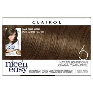 Clairol Nice'n Easy Liquid Permanent Hair Dye, 6 Light Brown Hair Color, Pack of 3 - Image 3