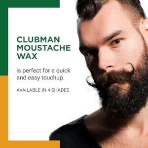 Clubman Pinaud Moustache Wax with Comb Applicator, Neutral, 0.5 Oz (Pack of 3) - Image 2