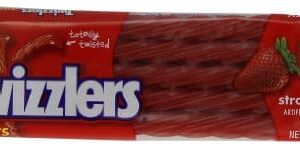 TWIZZLERS Twists, Strawberry Flavored Licorice Candy, 2.5 Ounce Packet (Pack of 36) - Image 1