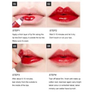 VeniCare Lip Stain Lip Gloss 6 Colors Tattoo Magic Color Peel Off Mask Tint Long Lasting Waterproof - Image 4