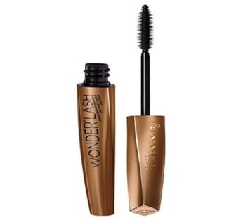 Rimmel London Wonder’Lash Mascara, Waterproof, Conditioning, Lightweight Feel, 003, Extreme Black, 0.2oz