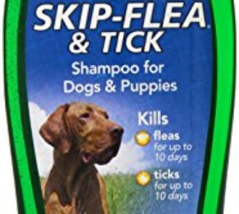Sergeant’s Skip-Flea and Tick Shampoo for Dogs, Clean Cotton, 18 oz
