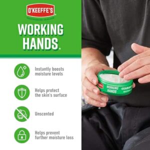 O'Keeffe's K0350002-6 Working Hands Hand Cream in Jar (6 Pack), 3.2 oz - Image 6