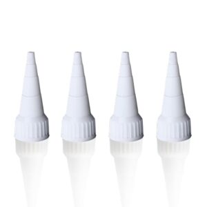 1st Choice Snip Tip Applicator Tips Cap for E6000 Craft Glue 3.7 Ounce Adhesive Tubes (4 pc) - Image 1