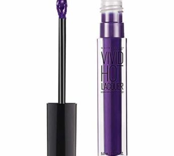 Maybelline New York Color Sensational Vivid Hot Lacquer Lip Gloss, Royal, 0.17 fl. oz.
