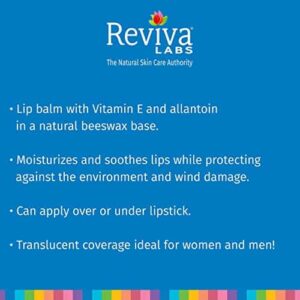 Reviva Labs Vitamin E Stick Balm - Soothing Moisturizer for All Skin Types, Dry Skin Relief, 1/8 oz (3 Pack) - Image 4