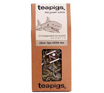 Teapigs Silver Tips White Tea Bags Made With Whole Leaves (1 Pack of 15 Tea bags)