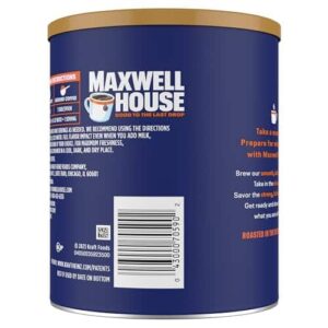 Maxwell House Master Blend Light Roast Ground Coffee (11.5 oz Canister) - Image 9