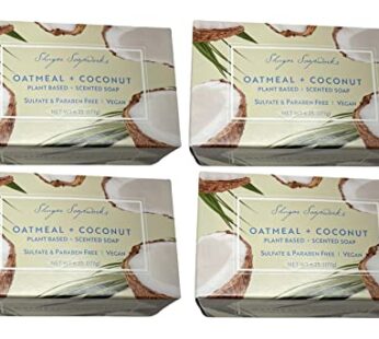 Shugar Soapworks Oatmeal & Coconut soap (pack of 4)