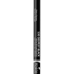 Kokie Cosmetics Waterproof Velvet Smooth Eyeliner Pencil, Deepest Black, 0.042 Ounce - Image 1