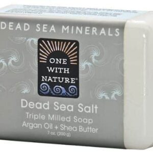 One With Nature Dead Sea Mineral Soap, Dead Sea Salt, 7-Ounces (Pack of 6) - Image 2