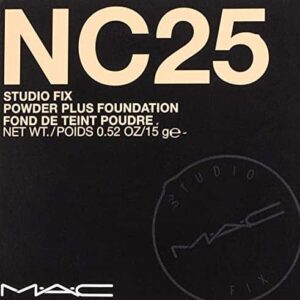 MAC Studio Fix Powder Plus Foundation for Women, NC25, 0.52 Ounce - Image 2