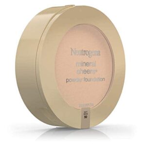 Neutrogena Mineral Sheers Powder Foundation, Soft Beige 50, 0.34 Ounce - Image 3