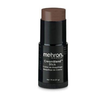Mehron Makeup CreamBlend Stick | Face Paint, Body Paint, & Foundation Cream Makeup| Body Paint Stick .75 oz (21 g) (Ebony)