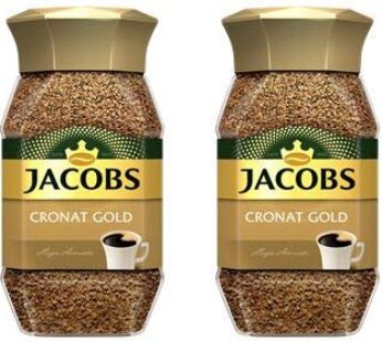 Jacobs Cronat Gold Instant Coffee 200 Gram / 7.05 Ounce (Pack of 2)