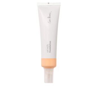 Ere Perez – Natural Oat Milk Foundation | Vegan, Cruelty-Free, Clean Beauty (Honey | light cool, 1 fl oz | 30 ml)