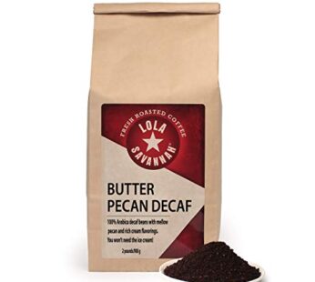 Lola Savannah Butter Pecan Ground Decaf Coffee, 2lb