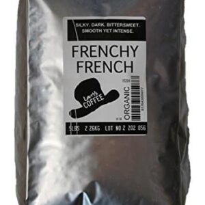 Larry's Coffee Organic Fair Trade Whole Bean 5-Pound Bag FBA278507, Frenchy French, 80 Ounce - Image 1