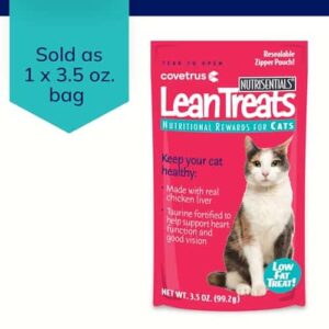 Covetrus Nutrisential Lean Treats for Cats - Soft Cat Treats for Small, Medium, Large Cats - Nutritional Low Fat Bite Size Feline Treats - Chicken Fla - Image 2