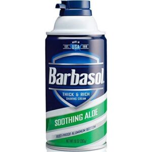 Barbasol Shave Cream, Soothing Aloe - 10 oz - 2 pk - Image 4