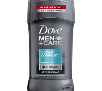 Dove Men+Care Antiperspirant Deodorant Stick Clean Comfort 2.7 oz (Pack of 2)