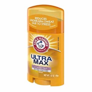 Arm & Hammer Ultra Max Powder Fresh Antiperspirant Deodorant 1.0 Oz Travel Size (Pack of 3) - Image 3