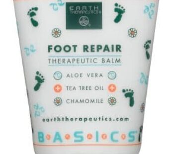 Earth Therapeutics Foot Repair Balm, 4-Ounce Tube (Pack of 3)
