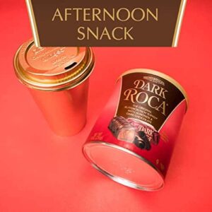 Brown & Haley Almond DARK ROCA Canister, Individually Wrapped Dark Chocolate Candy, Buttercrunch Toffee with Almonds Covered in Dark Chocolate, 10 Oun - Image 6