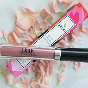 Aromi Pink Nude Matte Liquid Lipstick, Blush Beige Lip Color, Long-lasting Lipstick, Vegan, Cruelty-free, All Day Wear, Handmade (Toasted Almond) - Image 9