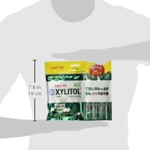 Lotte Xylitol Applemint Chewing Gum 4.4oz 115g (87g plus bonus 25g) - Image 4