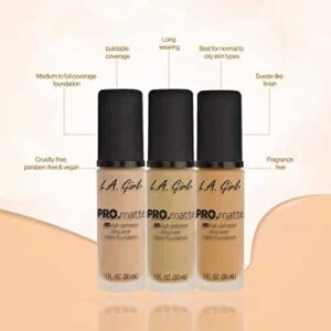 L.A. Girl PRO Matte Foundation - Light Tan - Image 3