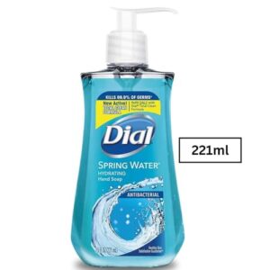 Dial Complete Antibacterial Liquid Hand Soap, Spring Water, Blue, 7.5 fl oz (Pack of 1) - Image 4