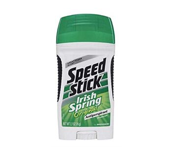 Speed Stick Original Antiperspirant & Deodorant, Irish Spring 2.70 oz (Pack of 9)