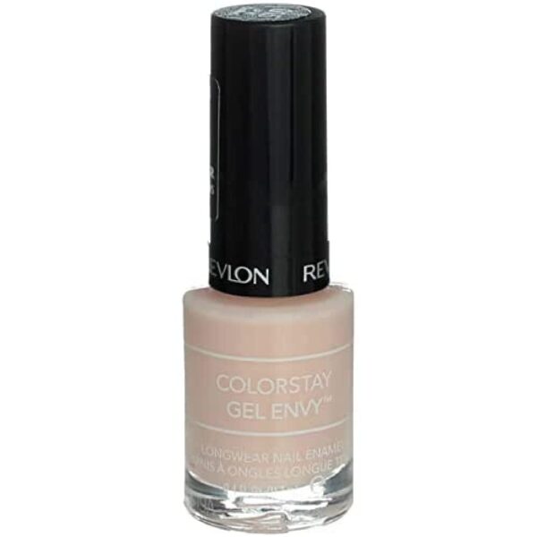 Revlon ColorStay Gel Envy Longwear Nail Polish, with Built-in Base Coat & Glossy Shine Finish, in Red/Coral, 620 Roulette Rush, 0.4 oz
