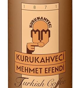 KURUKAHVECI MEHMET EFENDI Turkish Coffee, Arabica Beans, Roasted Ground,Rich Aroma, Fresh, Medium to Heavy-bodied, Original Taste Since 1871 (17.6 OZ - Image 1