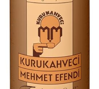 KURUKAHVECI MEHMET EFENDI Turkish Coffee, Arabica Beans, Roasted Ground,Rich Aroma, Fresh, Medium to Heavy-bodied, Original Taste Since 1871 (17.6 OZ