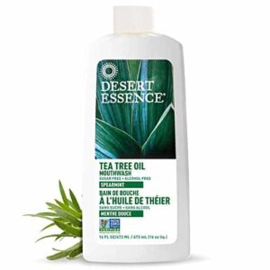 Desert Essence: Tea Tree Oil & Spearmint Mouthwash, 16 oz (2 pack) - Image 2