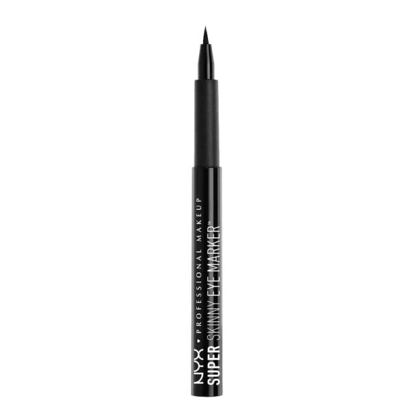 NYX PROFESSIONAL MAKEUP Super Skinny Eye Marker, Liquid Eyeliner, Carbon Black