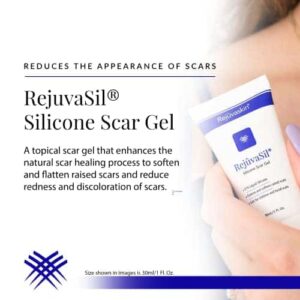 Rejuvaskin RejuvaSil Silicone Scar Gel ? Discreetly Improve the Appearance of Your Scars ? Physician Recommended - 15 mL - Image 2