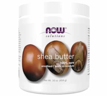 NOW Solutions, Shea Butter, Skin Emollient, Seals in Moisture for Dry Rough Skin, 16-Ounce