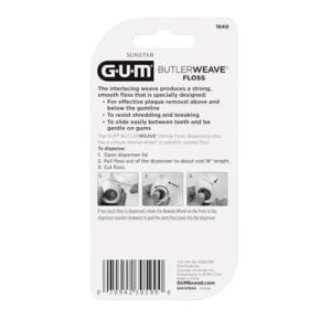 GUM ButlerWeave Dental Floss 200 Yard - Image 6