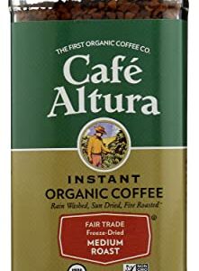 Caf? Altura, Organic Freeze Dried Coffee, 3.5 oz - Image 1