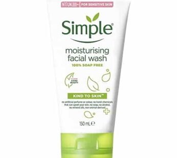 Simple Moisturizing Facial Wash, 5 Ounce (Pack of 3)