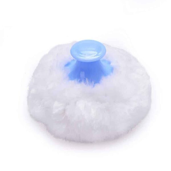 Colorsheng Pack of 2 Baby Body Cosmetic Powder Puff Sponge Box Case Container (Blue/Pink) - Image 5