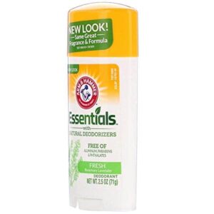 ARM & HAMMER Essentials Natural Deodorant Fresh 2.50 oz (Pack of 10) - Image 8