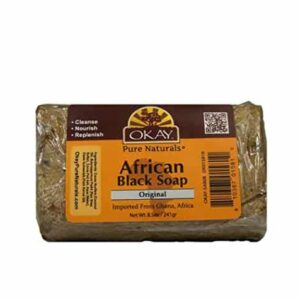 OKAY AFRICAN BLACK ORIGINAL SOAP 8.5oz / 241gr - Image 1