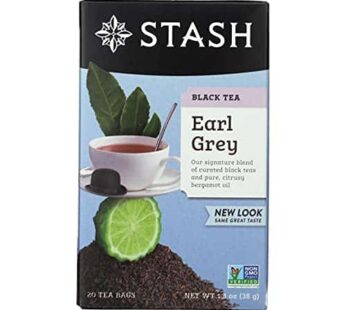 Stash Black Tea Earl Grey – 20 Ct, 1.3 Oz