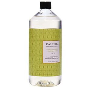 Caldrea Hand Soap Refill, Aloe Vera Gel, Olive Oil and Essential Oils to Cleanse and Condition, Ginger Pomelo Scent, 32 oz - Image 11