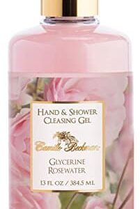 Camille Beckman Hand and Shower Cleansing Gel, Glycerine Rosewater, 13 Ounce - Image 1