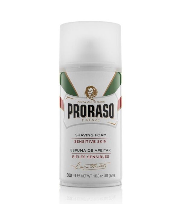 Proraso Shaving Foam, Sensitive Skin, 10.6 Ounce (Pack of 1)